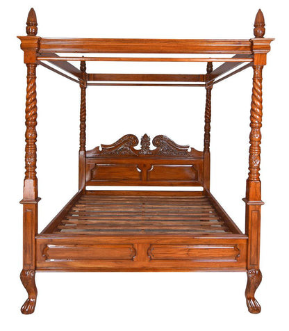 Französisches Himmelbett Antik Mahagoni - Palo24