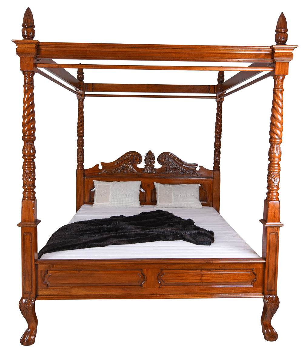 Französisches Himmelbett Antik Mahagoni - Palo24