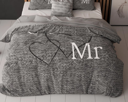Mr And Mrs 3 Bettbezug 135x200 cm Anthrazit