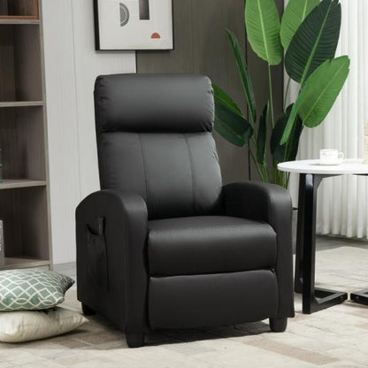 Fauteuil de massage fonction de massage fonction inclinable massage 2 points noir