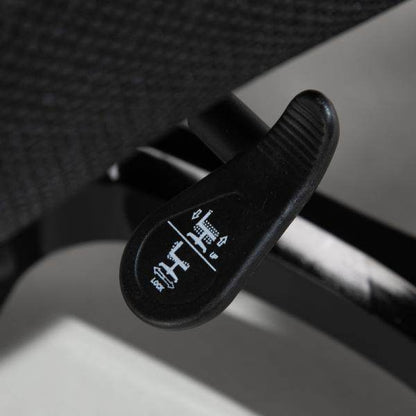 Ergonomischer Bürostuhl Höhenverstellbarer Stuhl mit Wippfunktion Schwarz - Palo24