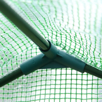 Serra in plastica con finestra e porta Green Steel PVC plastica