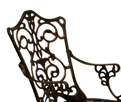 Gartensessel LUGANO Alu braun, wetterfest