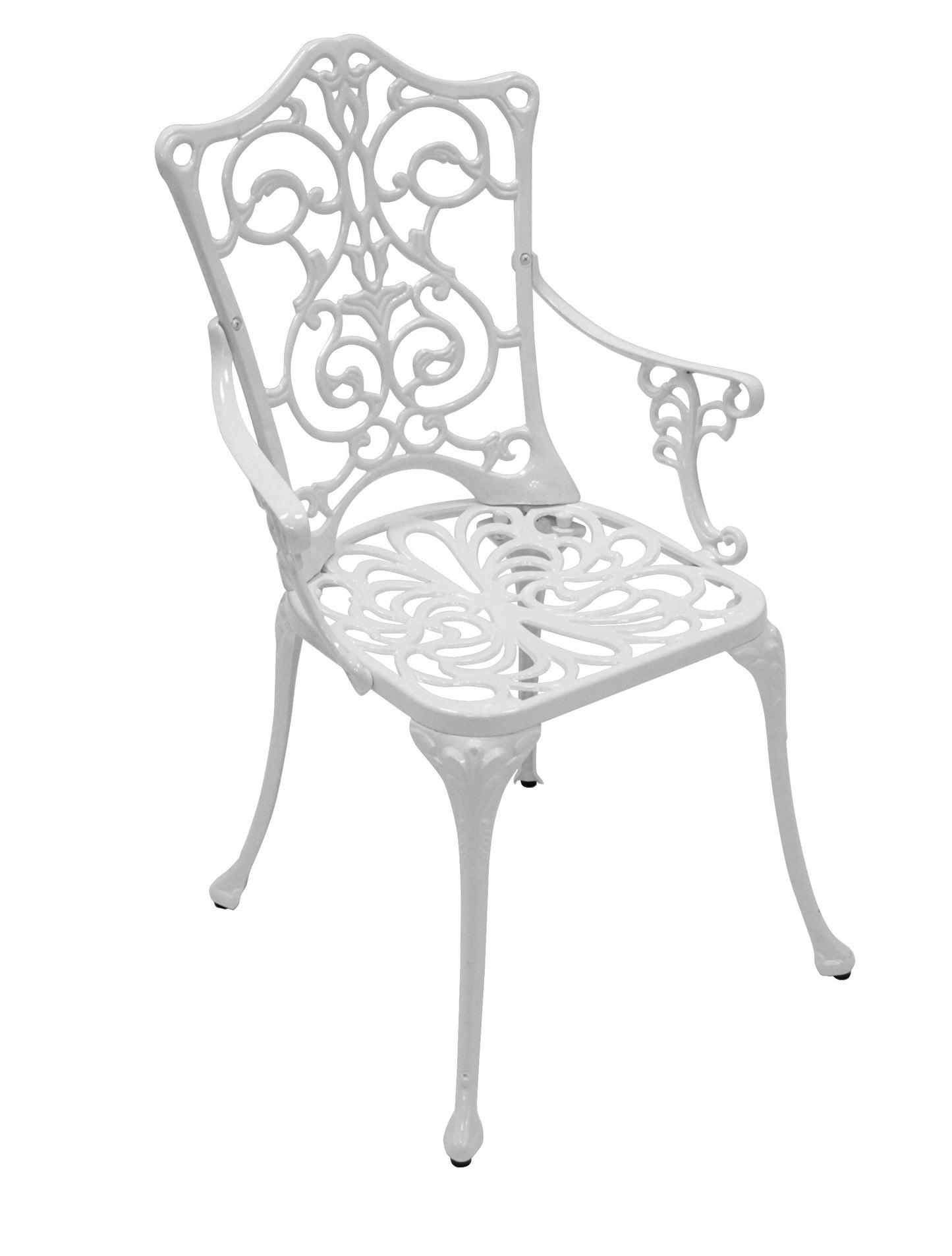 Gartensessel LUGANO Alu weiss wetterfest