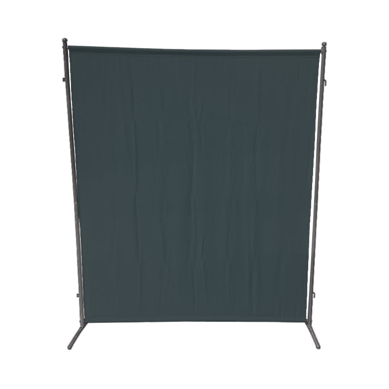 Brise-vue - cloison 150x190cm, métal + housse textile anthracite, extensible