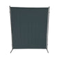 Brise-vue - cloison 150x190cm, métal + housse textile anthracite, extensible