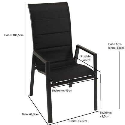 Stapelsessel LAGOS Hochlehner