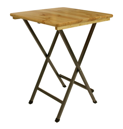 Tavolo da bar ZÜRICH 78x78cm metallo + legno verniciato