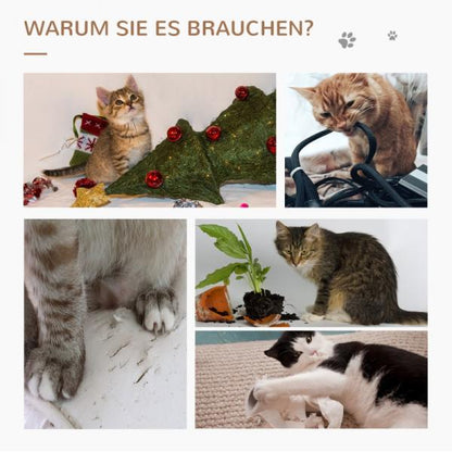 Kratzbaum Katzenhöhle Spielbällen Katzenbett Kratzmatte Sisal Kaffee - Palo24