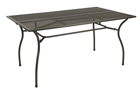 Streckmetalltisch CLASSIC 90x150cm rechteckig. Farbe anthrazitgrau.
