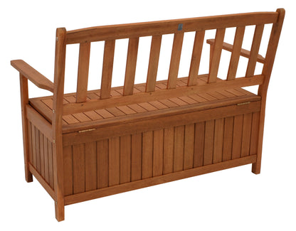 Truhenbank NAVASSA, 2-sitzer, Eukalyptus geölt, FSC®-zertifiziert