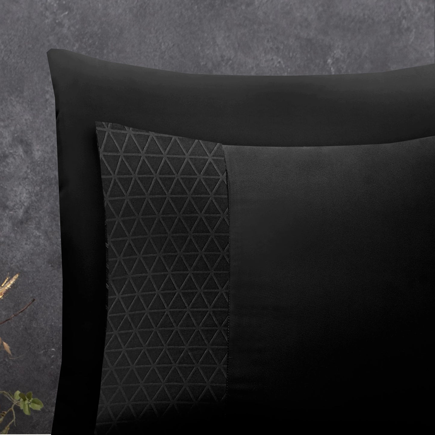 Monte Negro Bettbezug 140x220 cm Schwarz