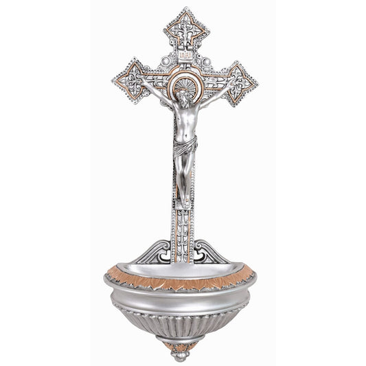 BOL D'EAU BENITE CRUCIFIX JESUS ​​​​CHRIST BOL D'EAU BENITE SACRAL