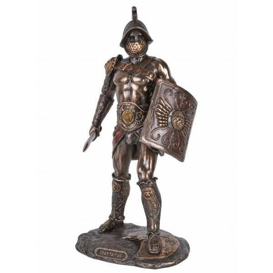 FIGURINE SPARTACUS VÉRONESE SCULPTURE GLADIATEUR SIGNÉE