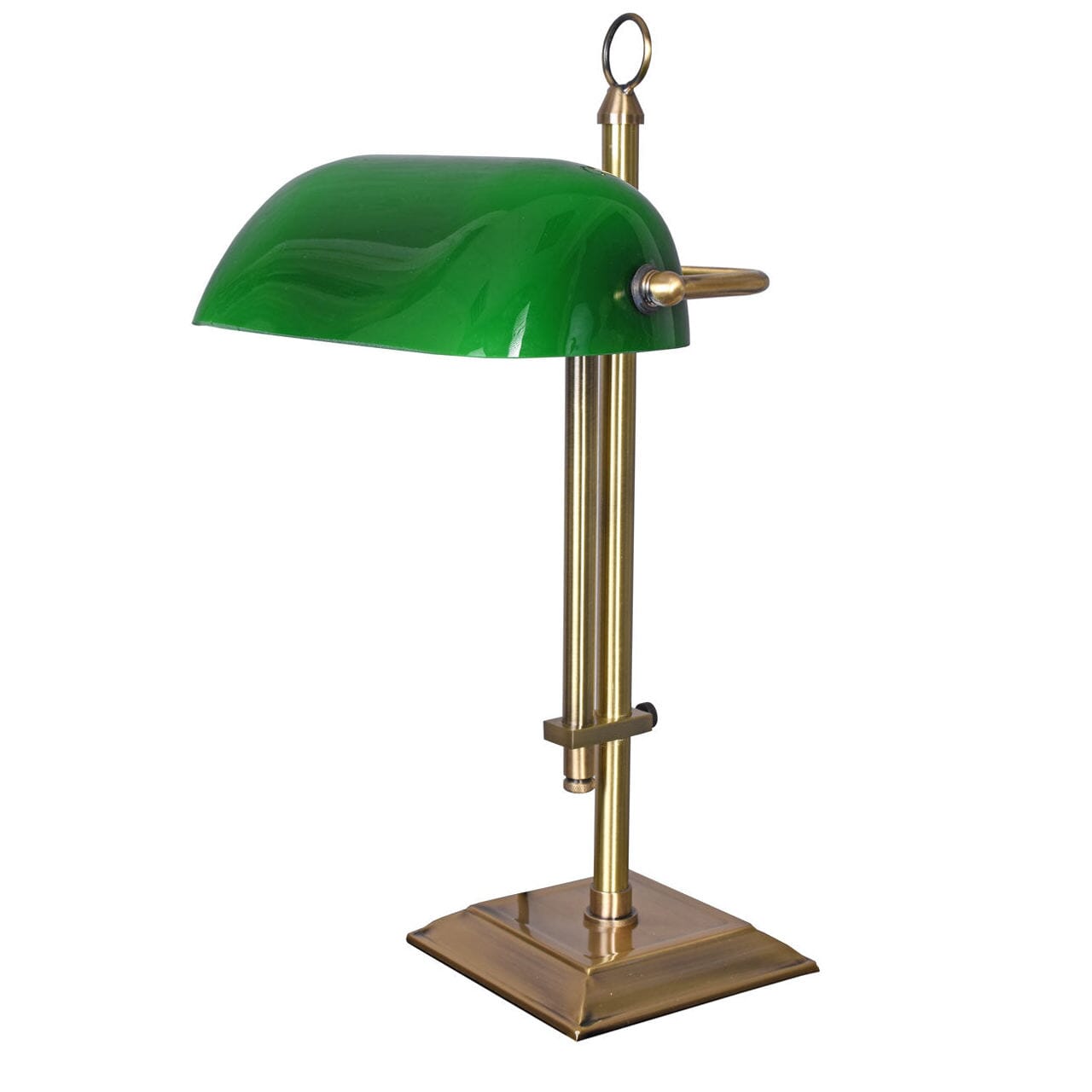 Bankerleuchte im Jugendstil Bankerlampe grün Schreibtischlampe - Palo24