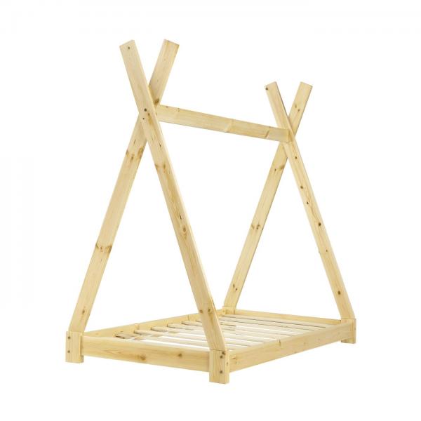 Kinderbett Onejda 80x160cm Holz Natur