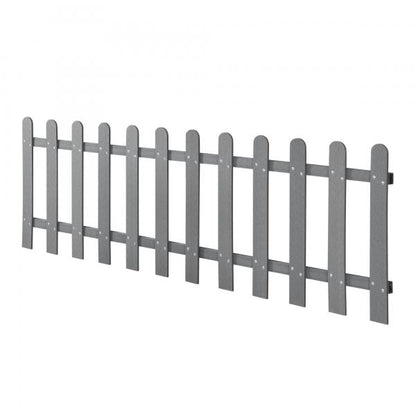 Gartenzaun Elda WPC 200x60 cm Grau