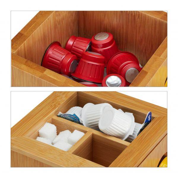 Kapselhalter für Nespresso Bambus - Palo24