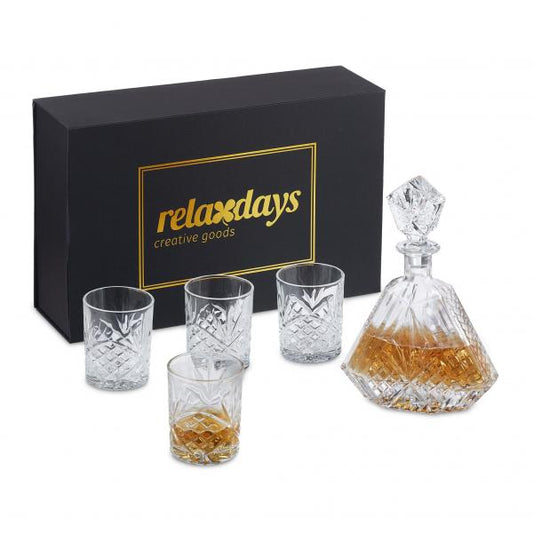 5-teiliges Whisky Karaffe Gläser Set