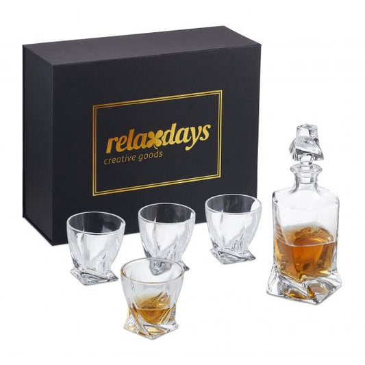 5-teiliges Whisky Karaffe Gläser Set