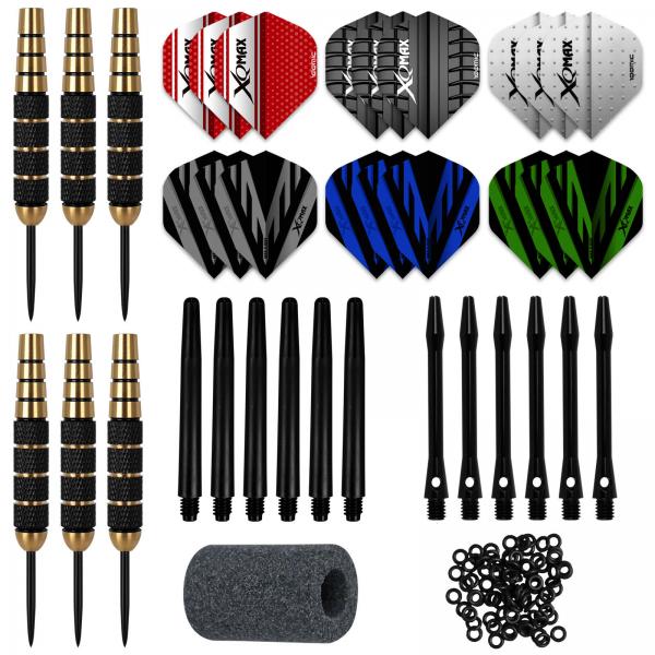 Steeldarts 24g Dartpfeile Set Dart Pfeile Turnier Darts Steel Tip Profi Dartset