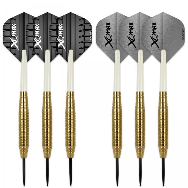 12 Dartpfeile Dartset Steeldarts Set 96tlg