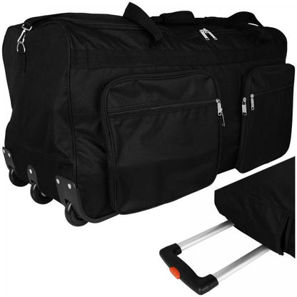 Sac trolley XXL 168L sac de voyage sac de sport valise 3 roues