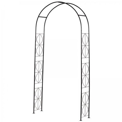 Pflanzbogen Torbogen Rankgitter Rosenbogen Garten Wetterfest H230 cm Metall - Palo24