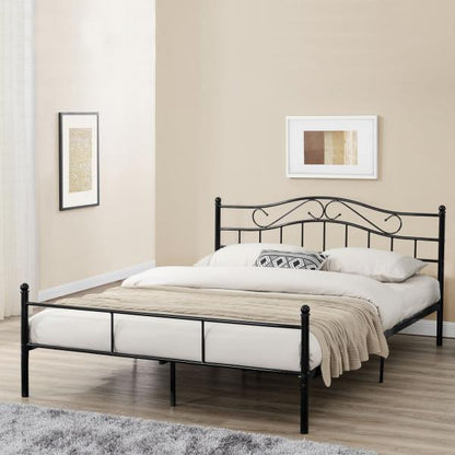 Letto in metallo Florence 180x200 cm Nero