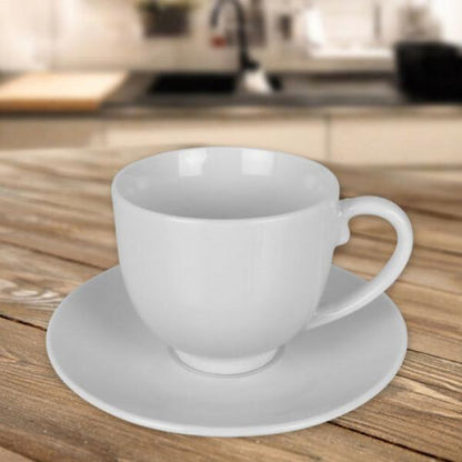 12tlg. Espresso Tassen Set Kaffeetassen weiss
