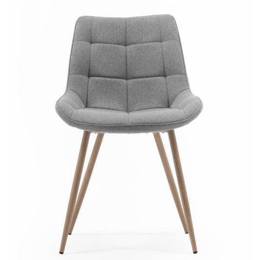 Polsterstuhl Stuhl Grau Esszimmerstuhl Polstersessel Sessel Küchenstuhl - Palo24
