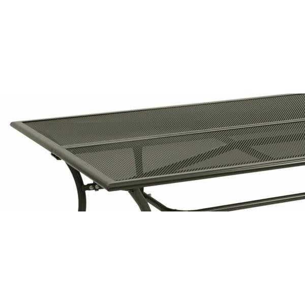 Table CLASSIC 90x150cm, métal déployé anthracite