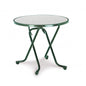 Table pliante ciseaux environ 80cm verte