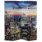 LED-Paravent Trennwand Raumteiler New York, Timer, netzbetrieben 180x160cm, 28 LEDs - Palo24
