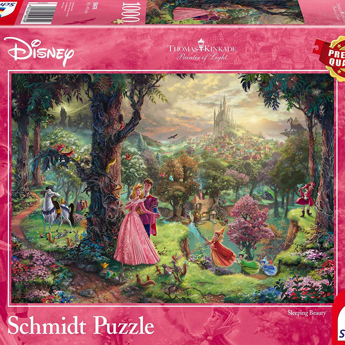 Disney, Dornröschen - 1000 Teile Puzzle (Thomas Kinkade)