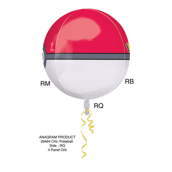 Pokémon - Folienballon Pokéball