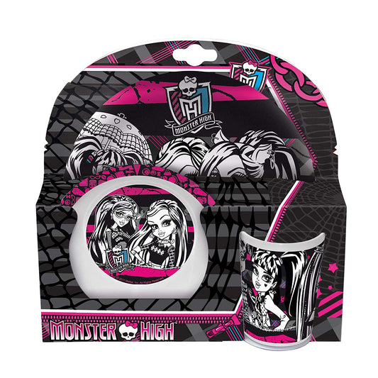 Monster High - 3-teiliges Melamin Set