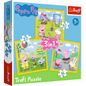 Peppa Pig Ein schöner Tag - Puzzle 3in1 20-50 Teile