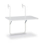 Tavolo sospeso da balcone Boy 60x40cm bianco