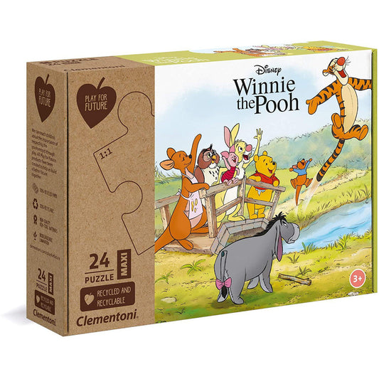 Clementoni 20259 - Winnie the Pooh - 24 Teile Maxi Puzzle - Special Series Puzzle - Play for Future