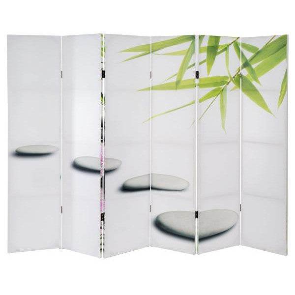 Foto-Paravent T234, Paravent Raumteiler Trennwand Kho Samui FSC-zertifiziert ~ 180x240cm - Palo24