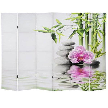 Foto-Paravent T234, Paravent Raumteiler Trennwand Kho Samui FSC-zertifiziert ~ 180x240cm - Palo24