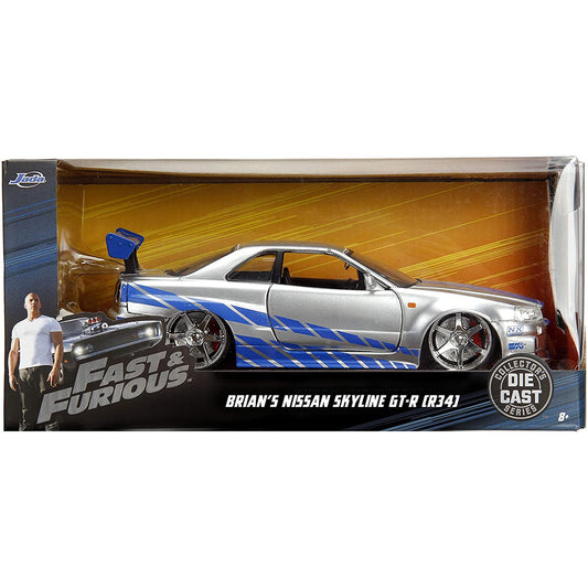 Jada Toys 253203044 - Fast &amp; Furious 2002 Nissan Skyline, 1:24 - Modello auto