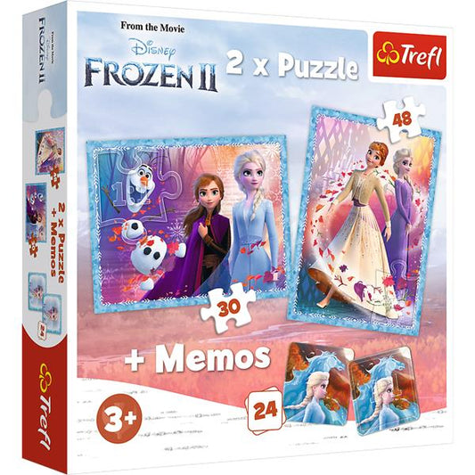 Disney Frozen 2 - Puzzle und Memo 2in1 30+48 Teile