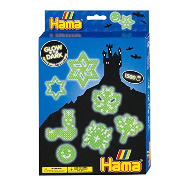 HAMA 3414 - Bügelperlen Midi - Geschenkpackung Nachtleuchtend (glow in the dark)