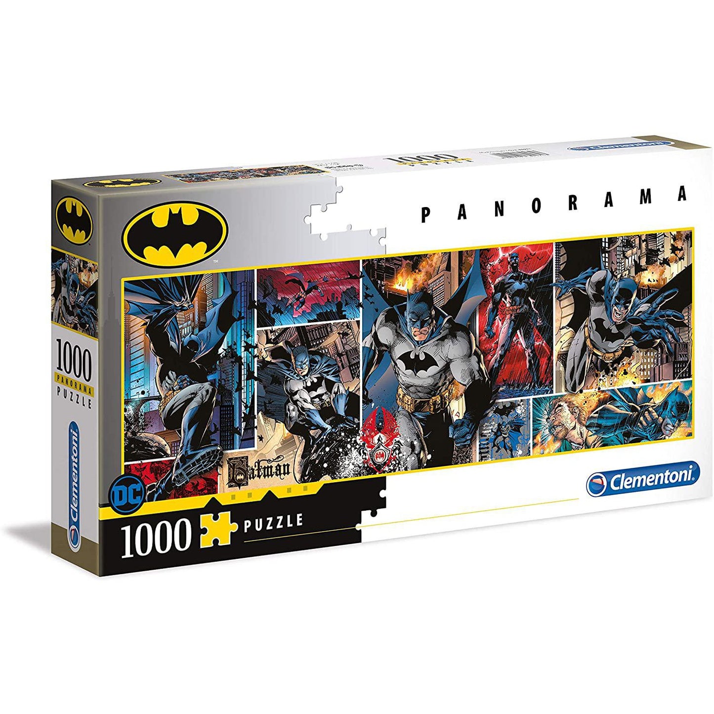 Clementoni 39574 - DC Comics Panorama Puzzle, Batman - 1000 Teile