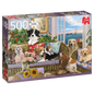 Jumbo Spiele 18849 - Pelzige Freunde Puzzle 500 Teile