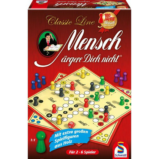 Classic Line, Mensch ärgere Dich nicht®, mit großen Spielfiguren - Spiel