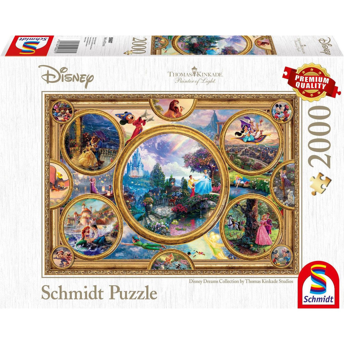 Disney, Dreams Collage - 2000 Teile Puzzle (Thomas Kinkade)