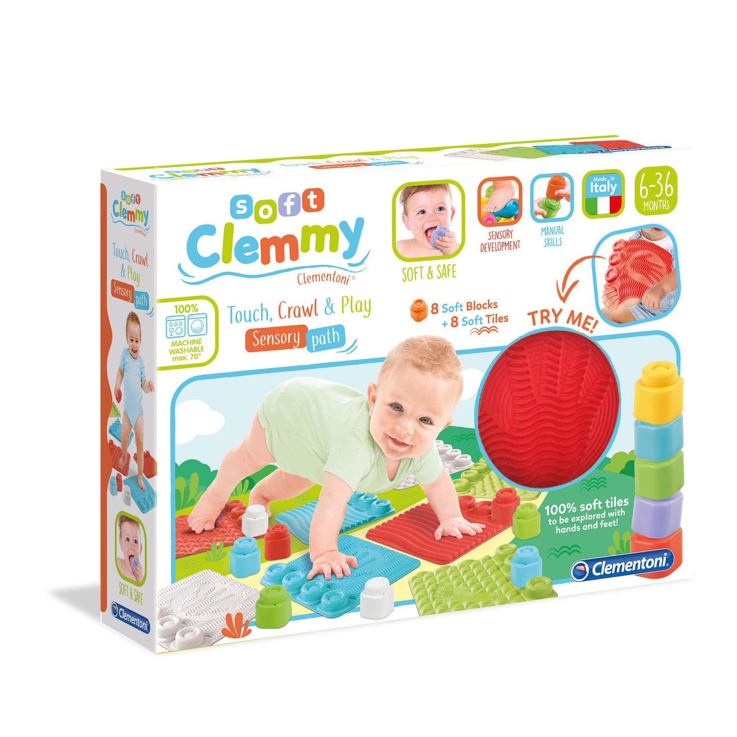 Clementoni 17352 - Clemmy-Sensorische Spielmatte